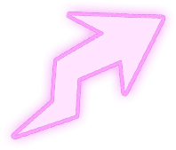 Pink Glowing Arrow Pointing Up Around Video Player